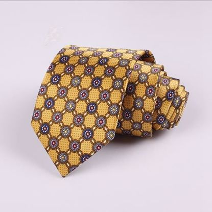 Picture of 100% SILK WOVEN GEOMETRIC - 5 COLORS TO CHOOSE FROM