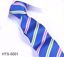 Picture of 100% SILK WOVEN MULTI-COLOR STRIPE TIE - BLUE