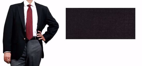 Picture of 55% Dacron Polyester / 45% Worsted Wool - Black