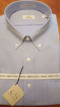 Picture of Mini Houndstooth Button Down Wrinkle Free (2 Color Options)