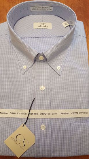 Picture of Mini Houndstooth Button Down Wrinkle Free (2 Color Options)
