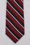 Picture of Red - 100% SILK WOVEN TEXTURED MULTI COLORED STRIPE NECKTIE