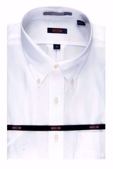 Picture of White Pinpoint Button Down Collar