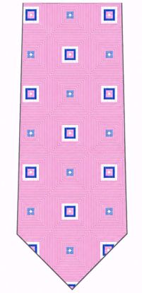 Picture of 100% Silk Woven Pink Tie number 1