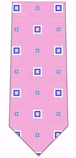 Picture of 100% Silk Woven Pink Tie number 1