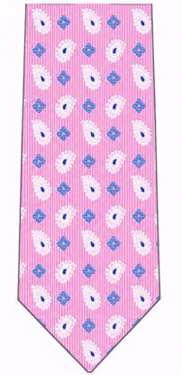 Picture of 100% Silk Woven Pink Tie number 2